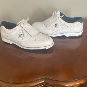 FootJoy White and Black Men's Oxfords
